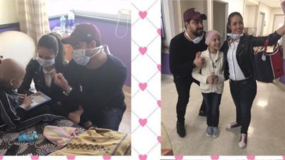 رنا سماحة تحتفل بعيد ميلادها في مستشفى ٥٧٣٥٧