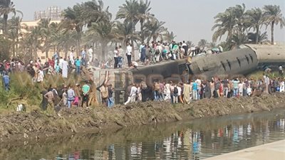 محافظة الجيزة: صرف تعويضات لضحايا انقلاب قطار العياط