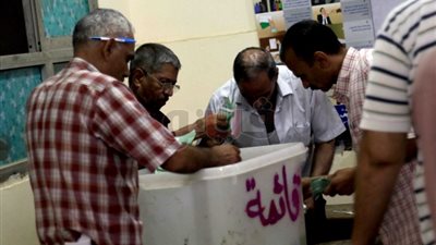 المؤشرات الأولية.. السيسي 1311 وموسى 41 في لجنة بحلوان