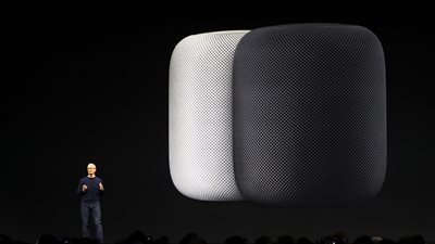آبل تطلق سماعات منزلية جديدة تدعى HomePod