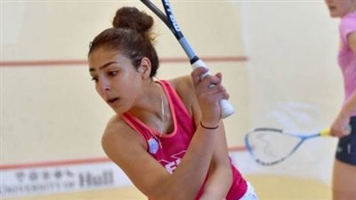هانيا الحمامي تتأهل لنهائي بطولة هونج كونج للإسكواش