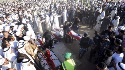 وصول 8 جثامين لضحايا تفجير الكويت إلى مطار النجف العراقي