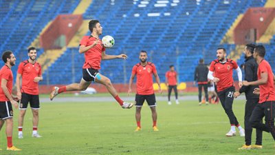 فقرة خاصة للتصويب على المرمى في مران الأهلي