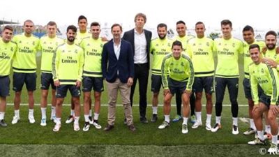 فان دار سار يزور تدريبات ريـال مدريد