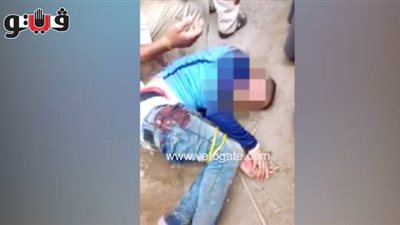 لحظة ضبط لص وتوثيقه بالحبال لإطلاقه النار على مواطن بالشرقية (فيديو)