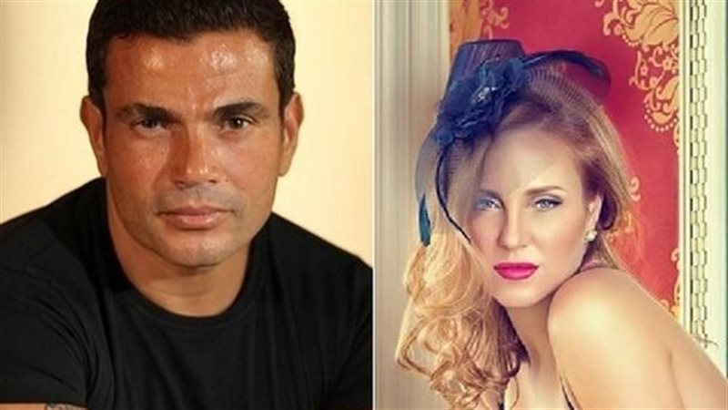 شيرين رضا وعمرو دياب