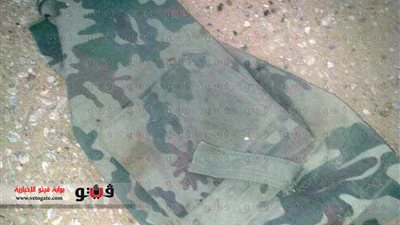 العثور على ملابس عسكرية بالقرب من مدرسة الشيخ زويد الإعدادية