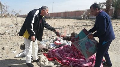 استجابة لـ«فيتو».. تضامن شمال سيناء تقدم المساعدات لمشرد العريش (صور)