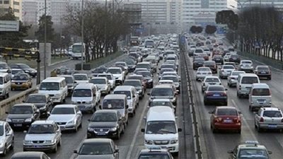 كثافات مرورية أعلى محاور القاهرة