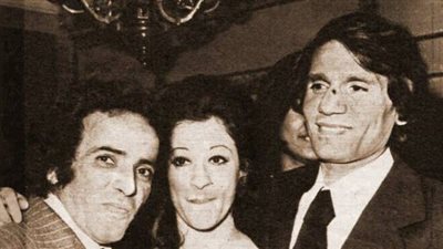 صورة نادرة تجمع عبدالحليم حافظ ووردة وبليغ