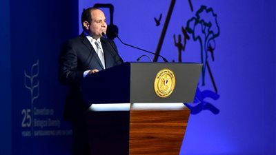 يوم الوفاء الكبير.. السيسي يحتفل بأبطال الداخلية.. يكرم أسماء الشهداء.. يشيد بتضحيات وبطولات الشرطة.. يؤكد: الشعب هو من يدافع عن مصر.. ويحذر جماعات الظلام والشر: قادرون على إفشال مخططاتكم