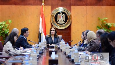 سحر نصر تبحث مع سفير اليابان زيادة استثمارات بلاده في مصر