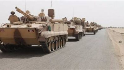 قوات عسكرية ضخمة للتحالف تصل حضرموت جنوب اليمن