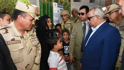 محافظ الشرقية يشكر الجيش والشرطة لدورهما في تأمين الانتخابات