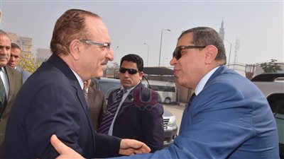 محافظ بني سويف يستقبل وزير القوى العاملة (صور)