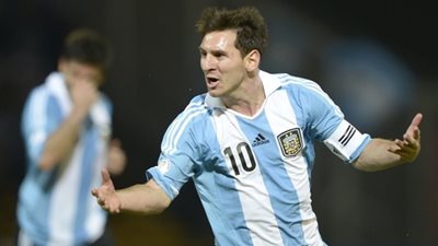 ميسي ثانى أفضل هداف في تاريخ الأرجنتين