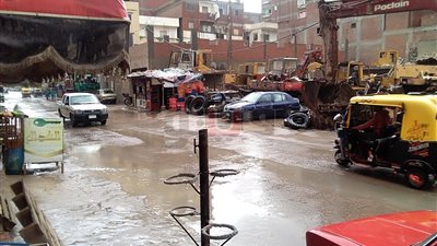 هطول أمطار غزيرة على الإسكندرية (صور)