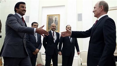 بوتين لأمير قطر: لا بد من تسوية الأزمات عبر الحوار