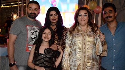 نجوم الفن والمجتمع في حفل عيد ميلاد جنى ثروت (صور)