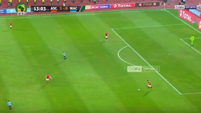 الأهلي يتقدم بهدف على الوداد بعد 15 دقيقة