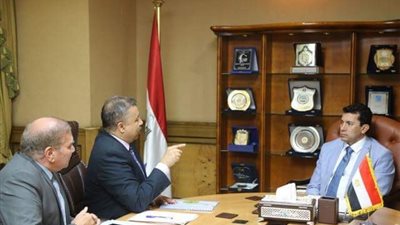 وزير الرياضة يبحث استعدادات استضافة مؤتمر الكشافة العالمى بشرم الشيخ