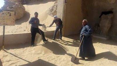 خطة لإضاءة ونظافة منطقة آثار تونا الجبل بالمنيا