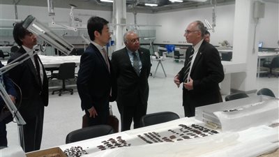 توقيع اتفاقية تعاون بين المتحف الكبير والجامعة المصرية اليابانية (صور)