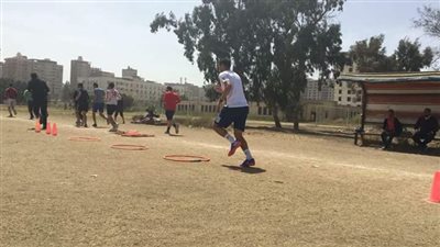 ظهير سموحة يواصل التأهيل بعد إصابته للمرة الثانية بالصليبي (صور)