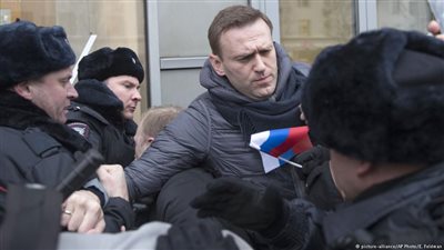 الشرطة الروسية تعتقل الزعيم المعارض نافالني