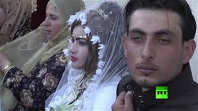 بالفيديو.. أول حفل زفاف في الرقة بعد طرد «داعش»