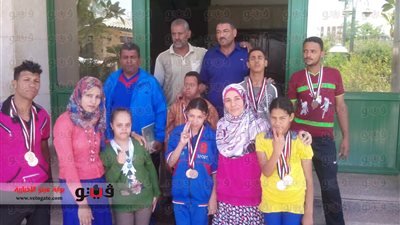 بالصور.. طفلة بالوداي الجديد تتأهل للأولمبياد الخاص بـ