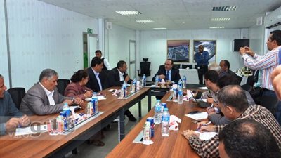 بالصور.. محافظ بني سويف يزور مشروع محطة كهرباء «غياضة الشرقية»