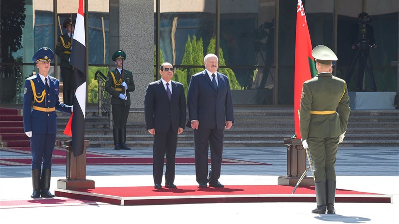 السيسي والرئيس البيلاروسي