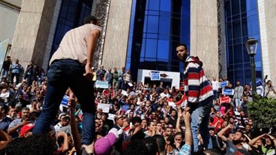 أحد أهالي متظاهري «25 أبريل»: «قريبي مسيحي طلعوه يعيد ورجعوه تاني»