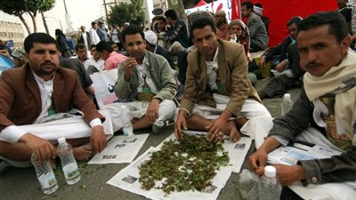 «شعب صاحب مزاج».. حرب جانبية في اليمن في مخدر القات