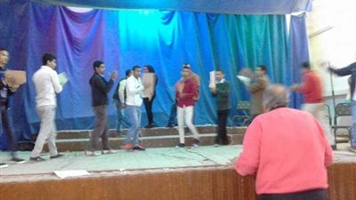 مسرح شباب ناصر ملوي بالمنيا يستعد لمسابقة الجمهورية (صور)