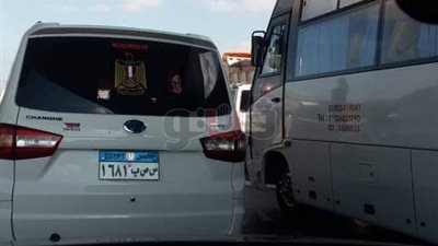 ارتباك مروري بالإسكندرية بسبب المدارس (صور)