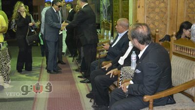 بالصور.. مندوب عن السيسي ومجلس الصيد في عزاء العميد يسري عبد العزيز