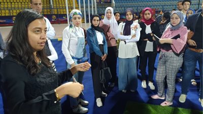 شباب اللجنة الإعلامية لأمم أفريقيا يروجون للبطولة بالشارع الإسماعيلي