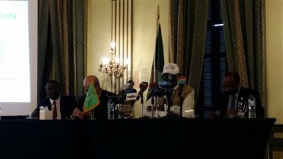 بدء المؤتمر الصحفي لبعثة الاتحاد الأفريقى لمراقبة انتخابات الرئاسة