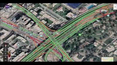 كثافات مرورية أعلى كوبرى أكتوبر