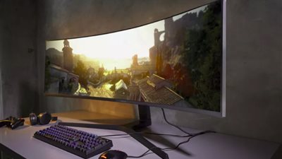 سامسونج تقدم شاشة منحنية لعشاق الألعاب