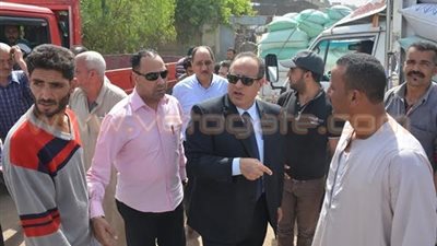 بالصور.. محافظ البحيرة يكلف بتسهيل توريد القمح من المزارعين