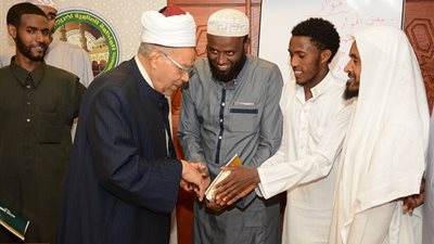 القوصي لمتدربي إثيوبيا: انشروا صحيح الدين وارفعوا قيم النهضة