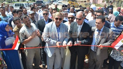 بالفيديو والصور.. افتتاح كوبرى المشاة الجديد في «المنايف» بالإسماعيلية