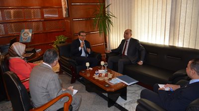 «سعفان» يلتقي علاء يوسف قبل تولي منصب مندوب مصر بالأمم المتحدة