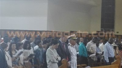 بالصور.. مندوب رئاسة الجمهورية يشارك باحتفالات عيد القيامة بالزمالك