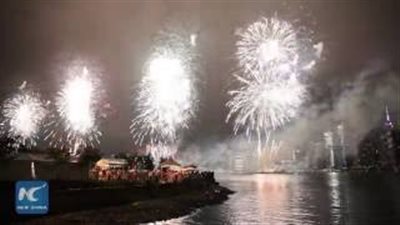 بالفيديو.. الألعاب النارية تضيء سماء نيويورك احتفالا بـ«يوم الاستقلال»