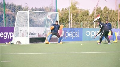 مصر تتقدم على جنوب أفريقيا بالشوط الأول في نهائي كأس أفريقيا للهوكي