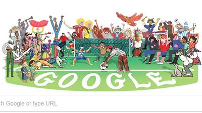 «جوجل» يحتفل بانطلاق فعاليات كأس العالم في روسيا